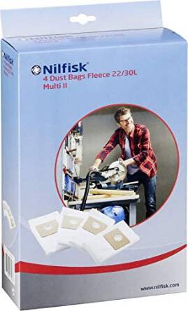 Nilfisk Worki do odkurzacza MULTI II  22L/30L - 4szt.